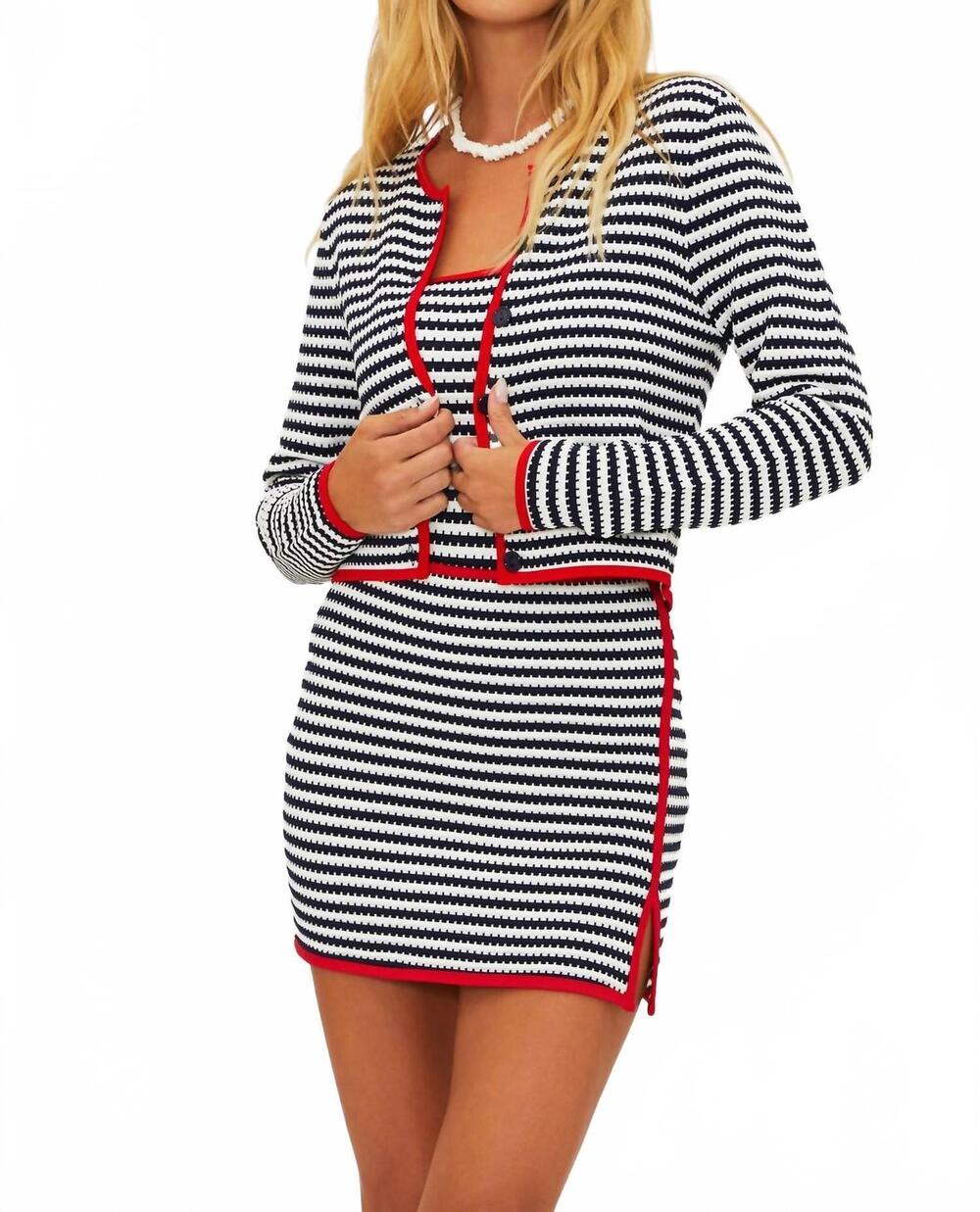 NEW BEACH RIOT calla button front cardigan in indigo midnight